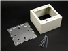 V57442 - STL Extra Deep Dev Box 2G Ivory - Wiremold