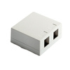 WP3502WH - Two Port Surface MNT Box WH (M10) - Legrand-On-Q