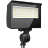 X2235 - 20/25/30/35W Led Flood 3K/4K/5K Adj Beam Knuk+Yoke - Rab Lighting