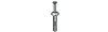 ZAS100 - 1/4'' X 1'' Zamac Alloy Anchor - L.H. Dottie CO.