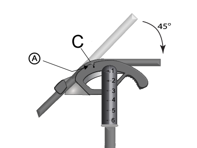 How to Bend A Three Point Saddle Bend With an EMT Bender Diagram 2